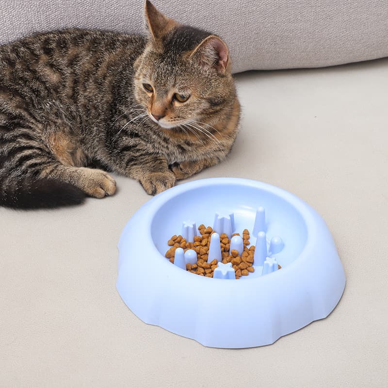 Dog Slow Feeder Bowl, Pet Food Bowl, Cat Food Bowl, Puppy Food Bowl, Tip-Proof, Puppy Supplies, Dog Food Bowl