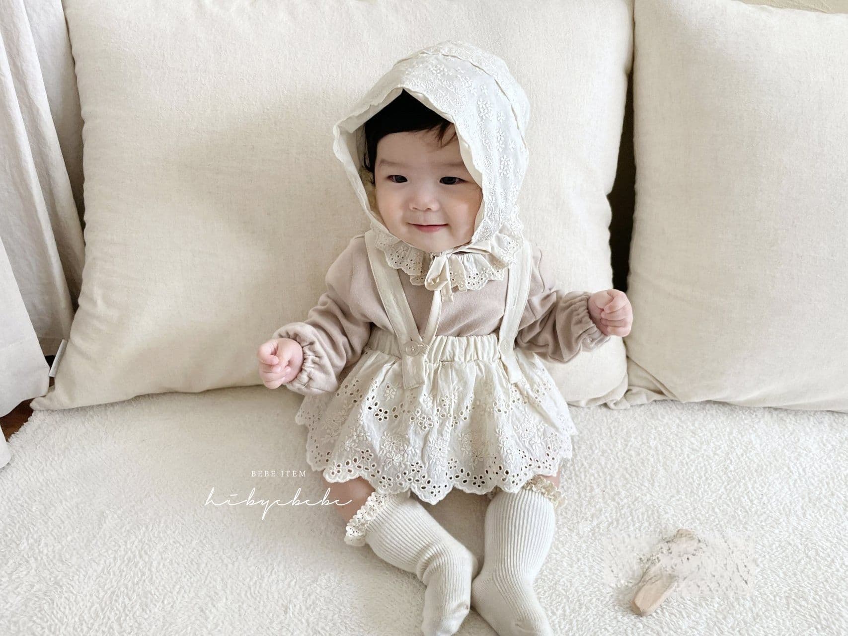 Korean-style Newborn Baby Girl Lace Suspenders Pants Ins Style Versatile Spring Summer Adjustable Bread Suspenders Pants