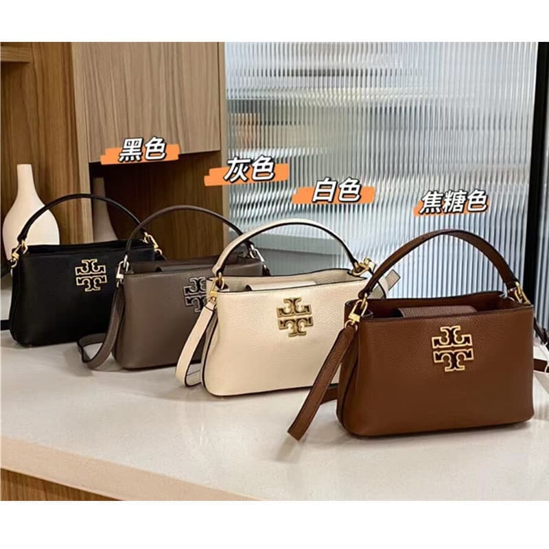 Tortyburch New Britten Mini Lady Dior Bag Fashionable Pebble Grain Patent Leather Handbag Shoulder Crossbody Bag