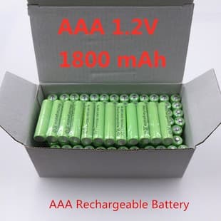 Alkaline Rechargeable Battery Industrial Grade AAA 1800 1.2V Rechargeable Alkaline Toy Battery 4-Pack