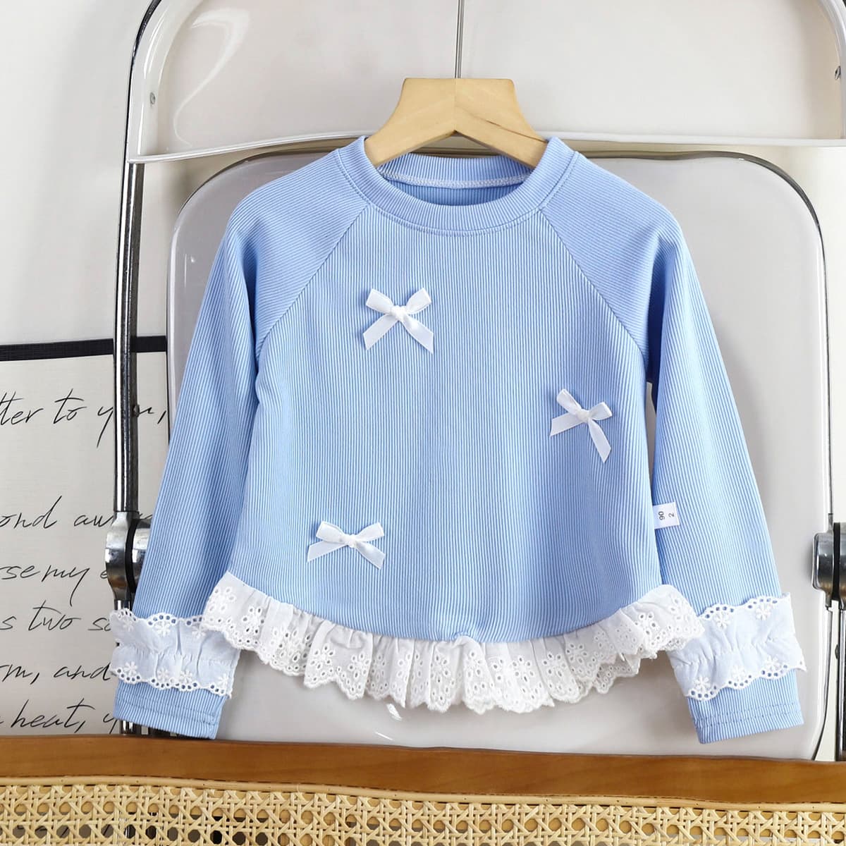 Girls' Long-Sleeve T-Shirt 2026 Class A Older Girls Top Autumn Shirt Korean Style Trendy Children's Clothing Spring Autumn Base Layer Kids' Wear
