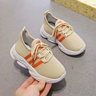 [Source Factory] Baby Shoes Kindergarten Children's Sports Shoes Knitted Mesh Shoes Soft Sole Soft Upper Children's Casual Shoes