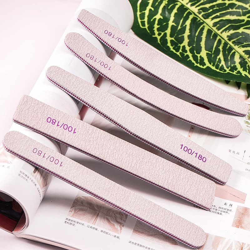 Manicure Nail File Double-sided Sanding Tool Rubbing Strip Sand Bar Nail Grinding Tool Care Beauty Makeup