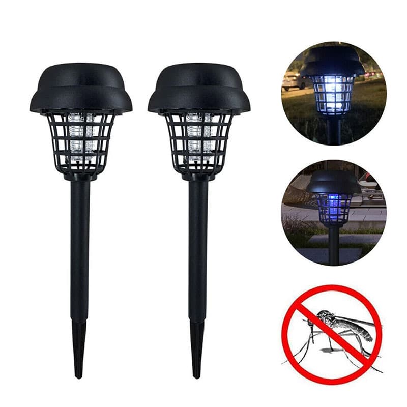 2025 New Solar-Powered Mosquito Killer Lamp, Mosquito Trapping Device, Outdoor Mosquito Repellent Lamp for Courtyards and Gardens