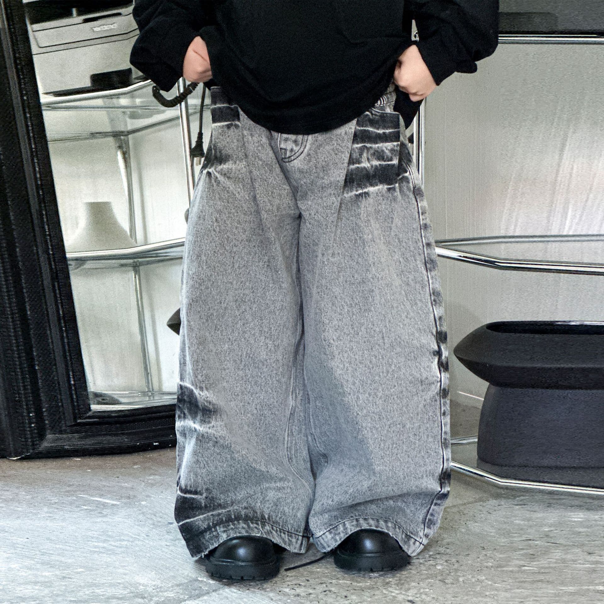 Boys' Jeans Autumn 2025 New Children's Loose Long Pants Soft Denim Trousers Spring Fall Boy Wide Leg Pants