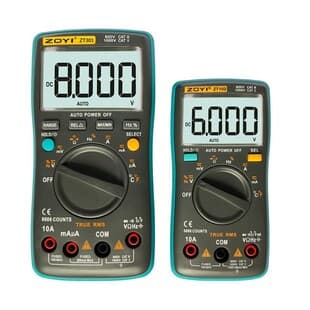 Digital Multimeter ZT301 ZT302 ZT303 ZT300AB High Precision True RMS Capacitance Electrician Medium-Sized Meter