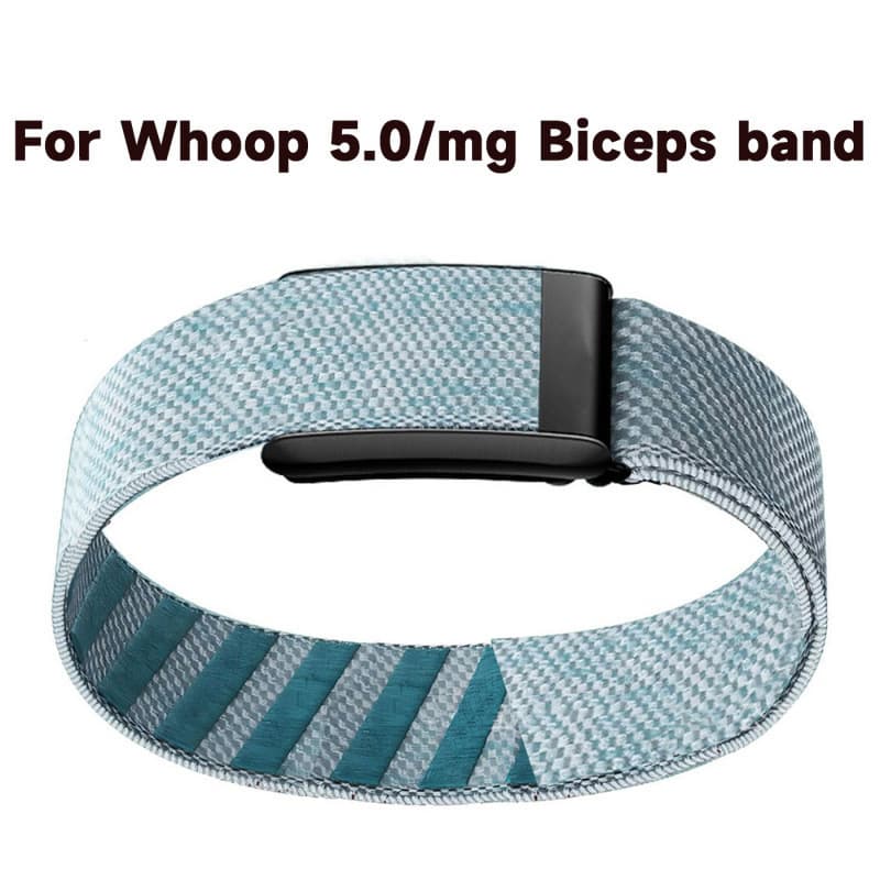 Cross-border Hot Selling Elastic Nylon Biceps Band for Whoop 5.0, MG Sports Replacement Arm Band with Metal U-Frame