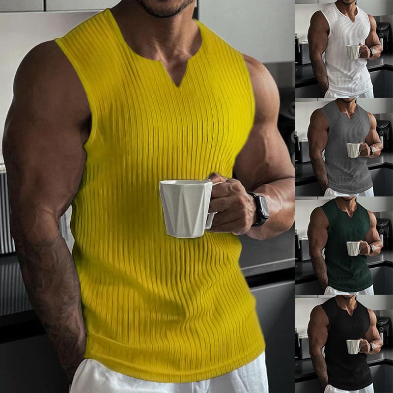 Cross-border sports and leisure summer new men's outdoor sports and leisure vest, men's plus size vest
