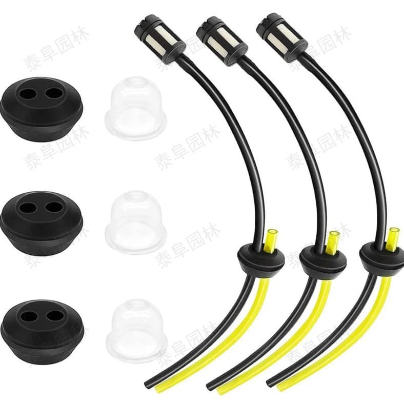 Garden Accessories, High-Quality Lawn Mower Chainsaw Oil Pipe and Oil Filter Assembly (3-Piece Set), Lawn Mower Parts