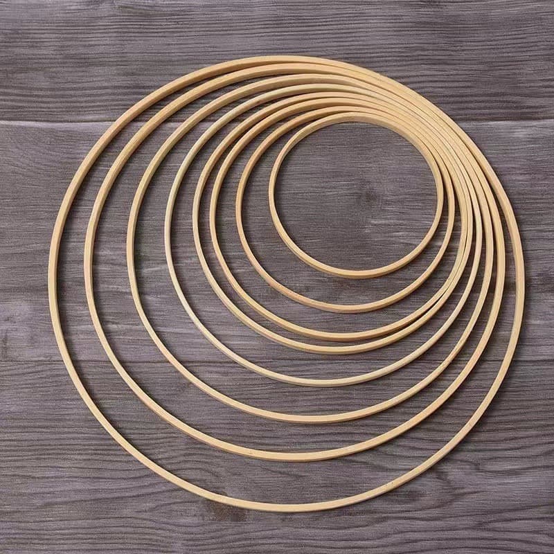 40cm wooden circular wreath for wedding decorations and home furnishings.