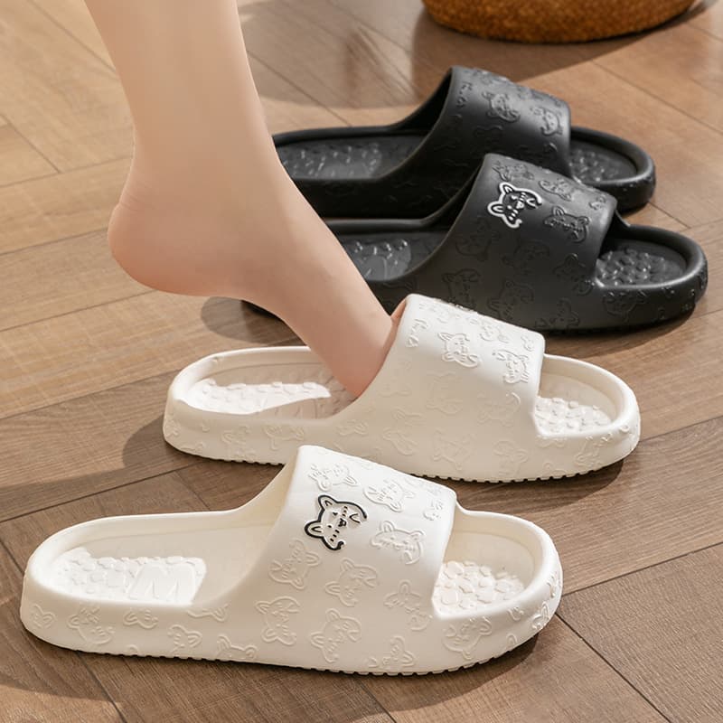 Women's Summer Slippers, Men's Home Slippers, Indoor Bathroom Shower Couple EVA Slippers, Men's Flip Flops Wholesale