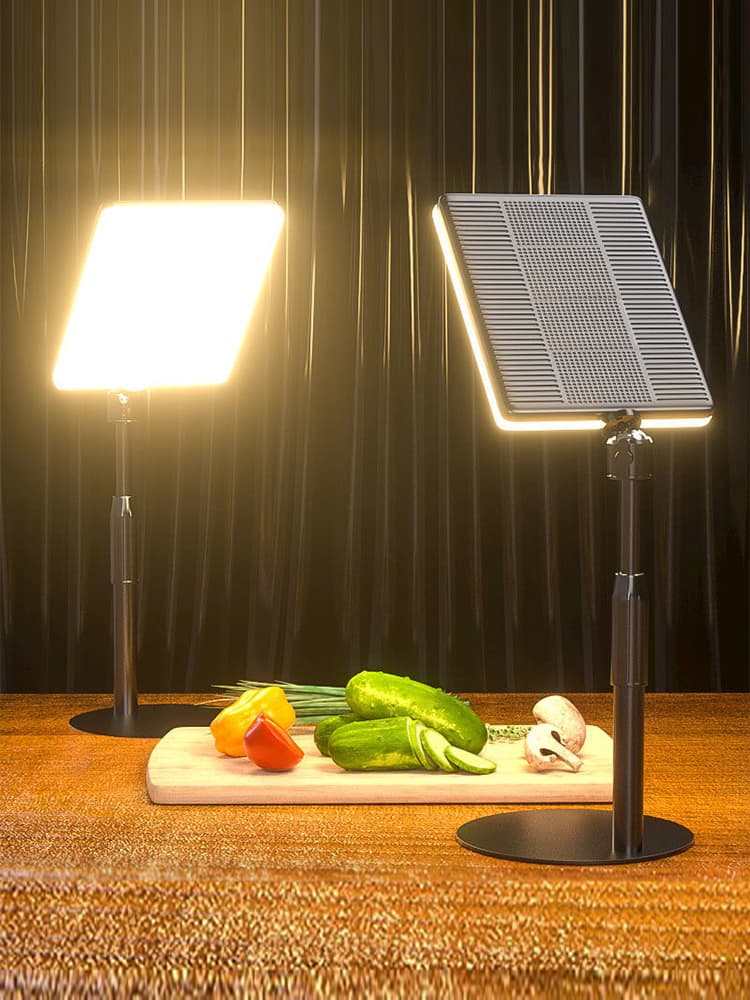 Food Photography Fill Light Live Streaming Professional Lighting Equipment Product Photo Light Video Shooting Light Indoor LED Soft Light