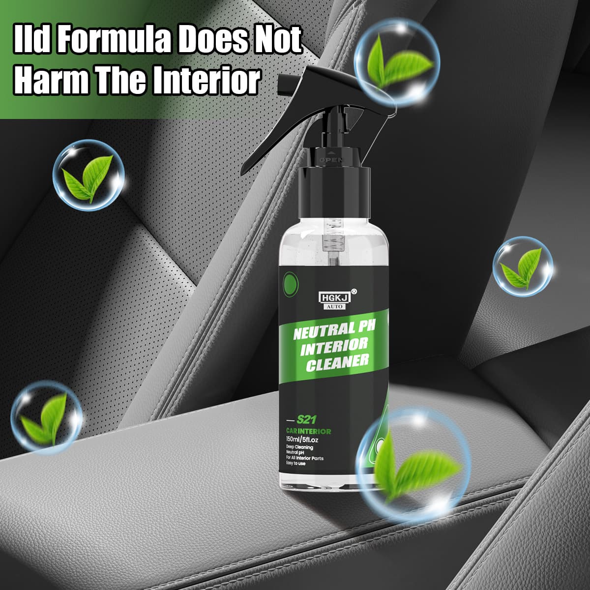 HGKJ-AUTO-S21 neutral pH CAR Interior CLEANER interior cleaner set