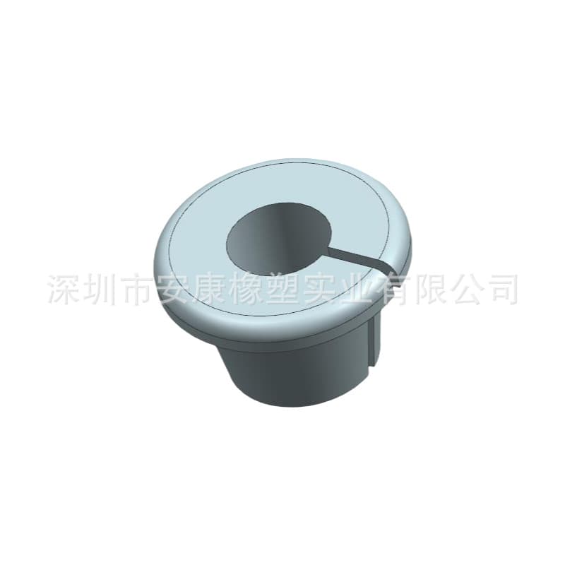 Rubber plug with opening for wire crossing 4 4.5 5.0 mm wire sheathing coil