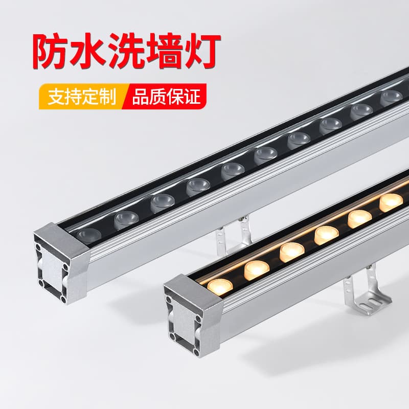LED wall washer light, outdoor waterproof eave, courtyard exterior wall spotlight, landscape building lighting outline light, bridge light