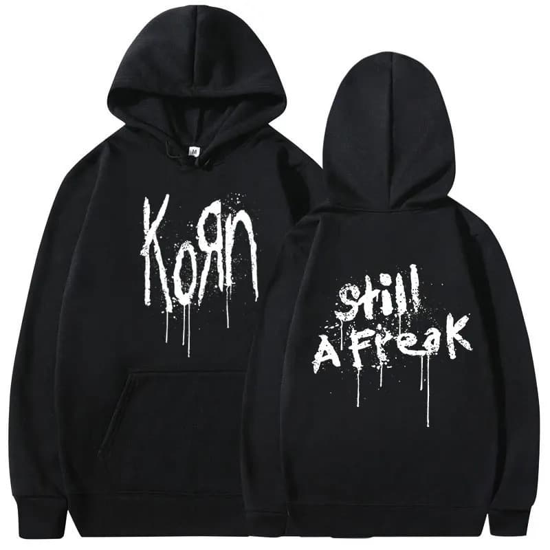 【Cross-Border European Size】Korn Music Concert Rock Band World Tour Hoodie m