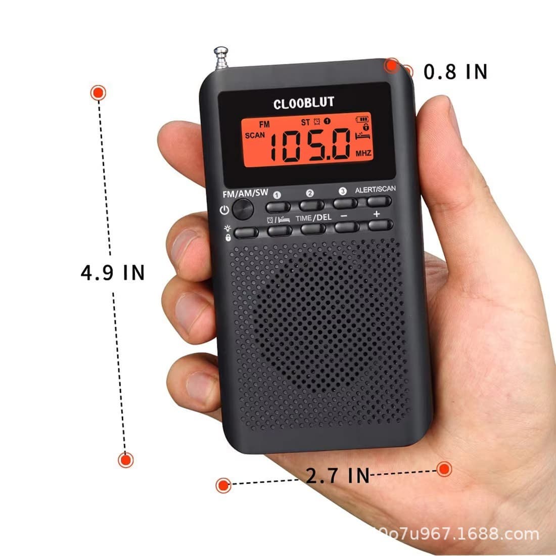 RD218 Portable Handheld Radio FM/AM/SW Three-band High Sensitivity Shortwave/Medium Wave/Frequency Modulation