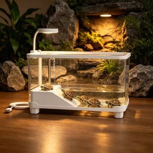 Factory Direct Supply Home Fish Tank Turtle Tank High-Definition Aquarium Transparent Tank Living Room Balcony Landscaping Small Ecological Tank