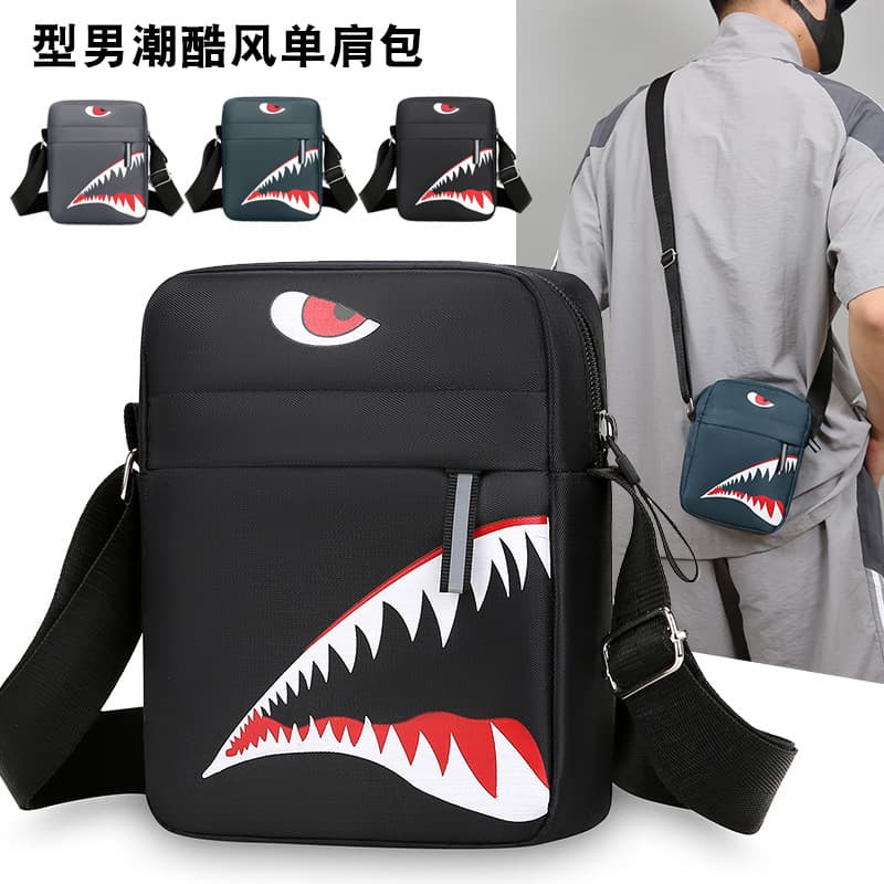 Portable Lightweight Men's Shoulder Bag Crossbody Bag Mini Trendy Sling Bag Casual Crossbody Bag Small Backpack