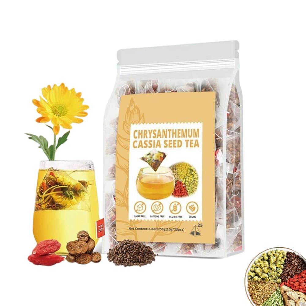 Chrysanthemum Cassia Seed and Burdock Goji Berry Tea Supplements