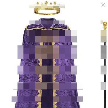 Ins Halloween Christmas Prince Performance Costume Carnival Children Double Layer King Cloak Cape