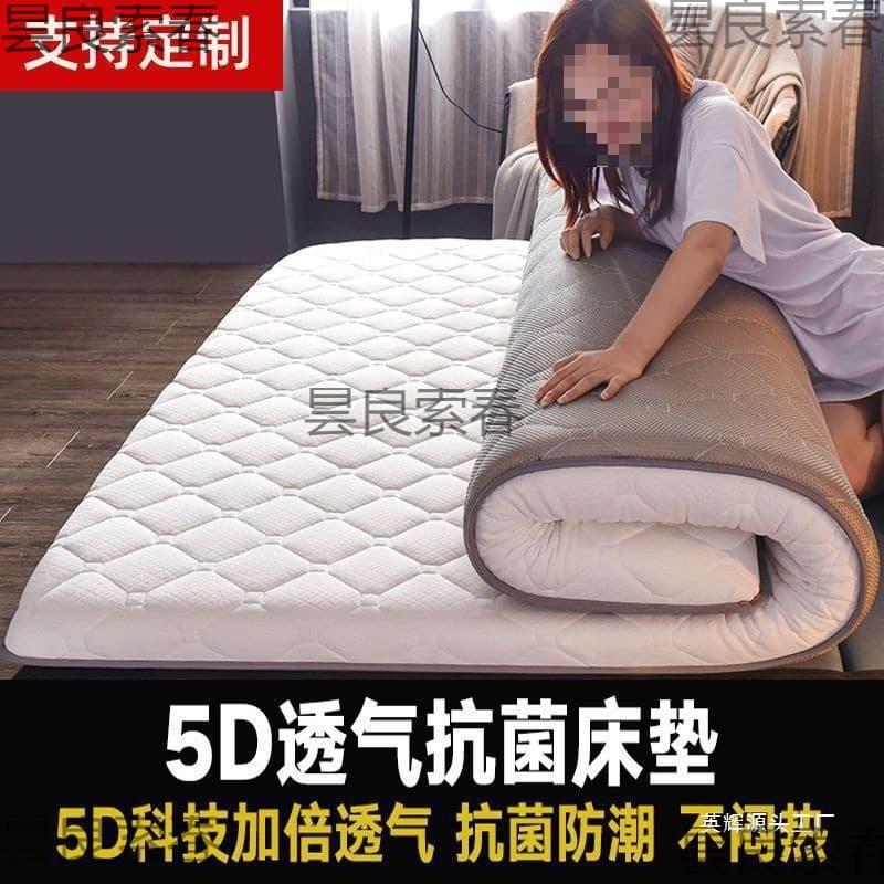 Flannel Mattress Thickened Tatami Sponge Pad Single Double Dormitory Bed Pad Memory Foam Pad Floor Sleeping Pad