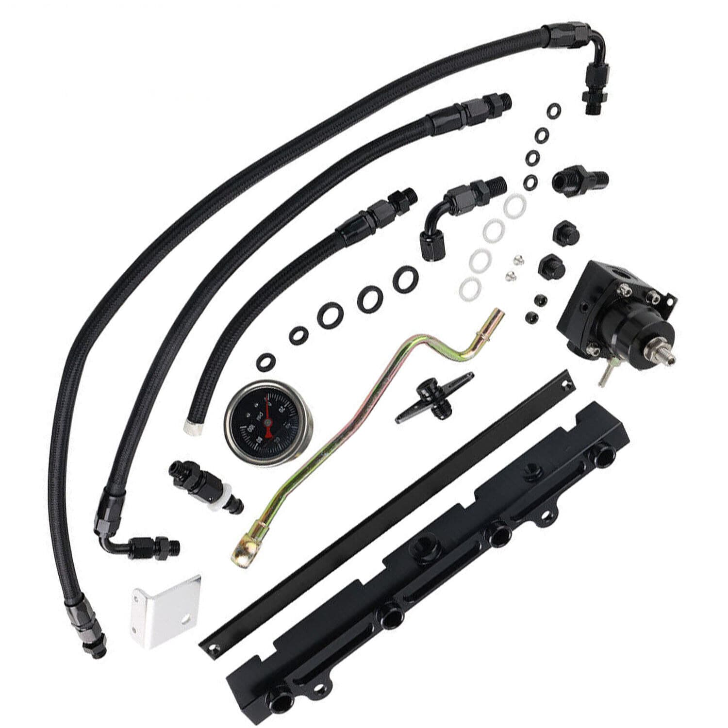 K Swap Fuel System Distribution Rail Pressure Regulator Kit for Civic Integra EG EK