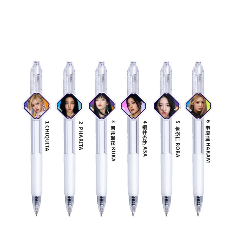 Korean new girl group BABYMONSTER style peripherals Zheng Yaxuan Li Charen signature pen gel pen 41