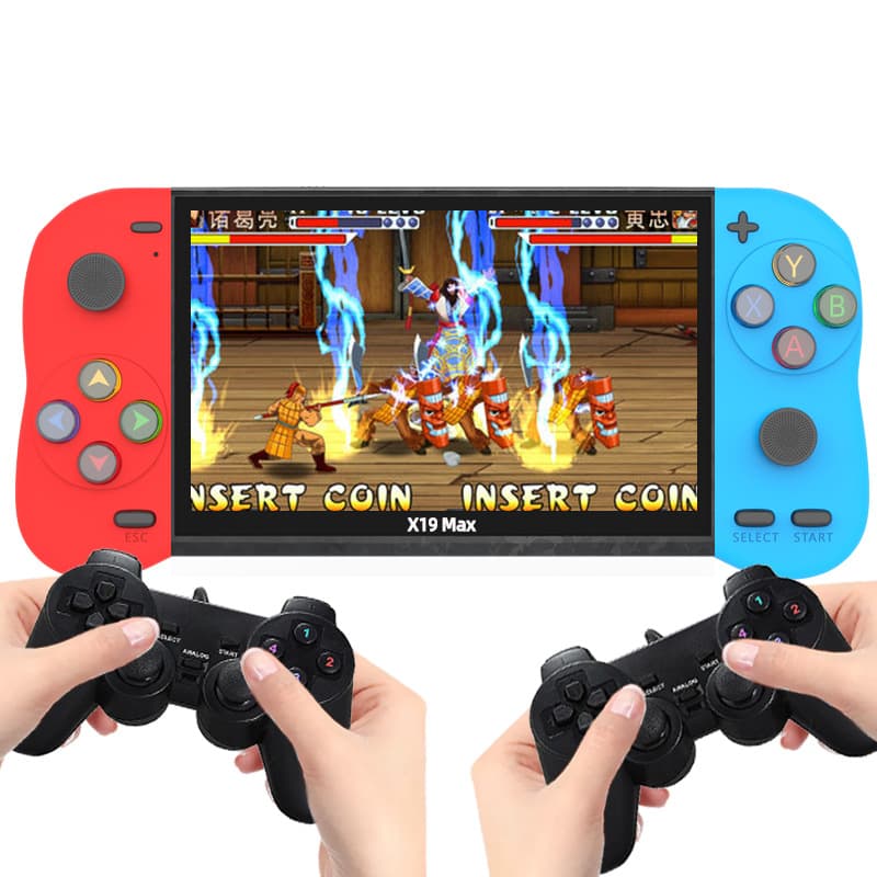 Double PSP handheld 8G foreign trade children's classic handheld arcade X50MAX upgraded X19MAX double game console