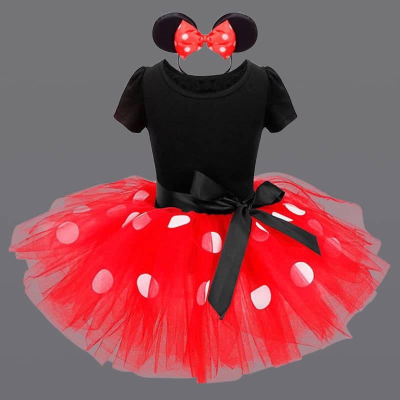 2023 New Girls' Fashion Polka Dot European and American Style Mesh Dance Dress - Factory Direct, Dropshipping Available