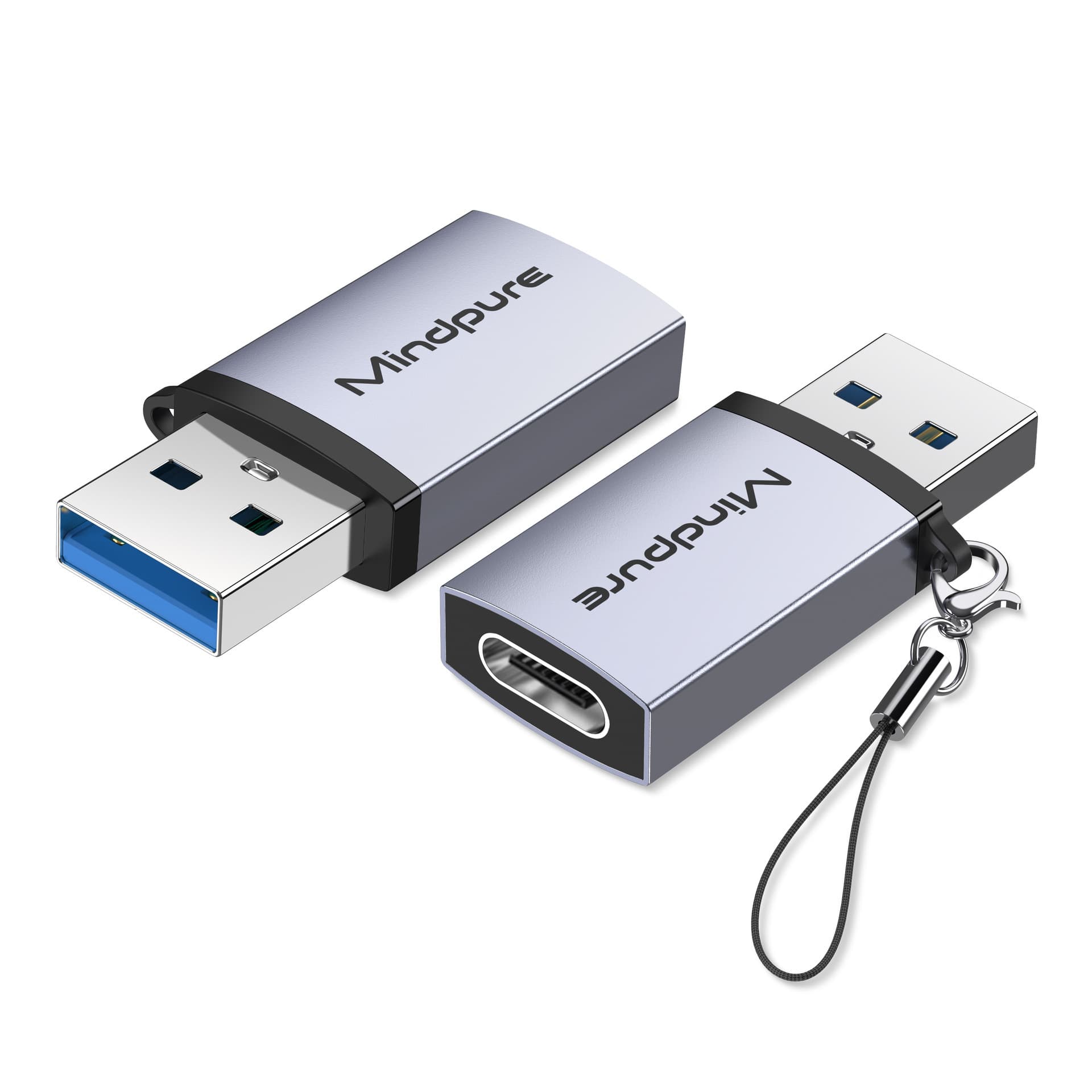 Type-C to USB 3.2 Gen 2 Adapter for USB Drive Apple Computer USB Port OTG Converter Chip