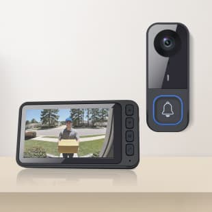 Cross-Border Bestseller Smart Doorbell Wireless Video Doorbell Smart Home Security Surveillance Camera with Screen