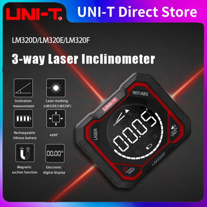 UNIT LM320F/LM320D laser digital angle measuring instrument inclinometer laser J level