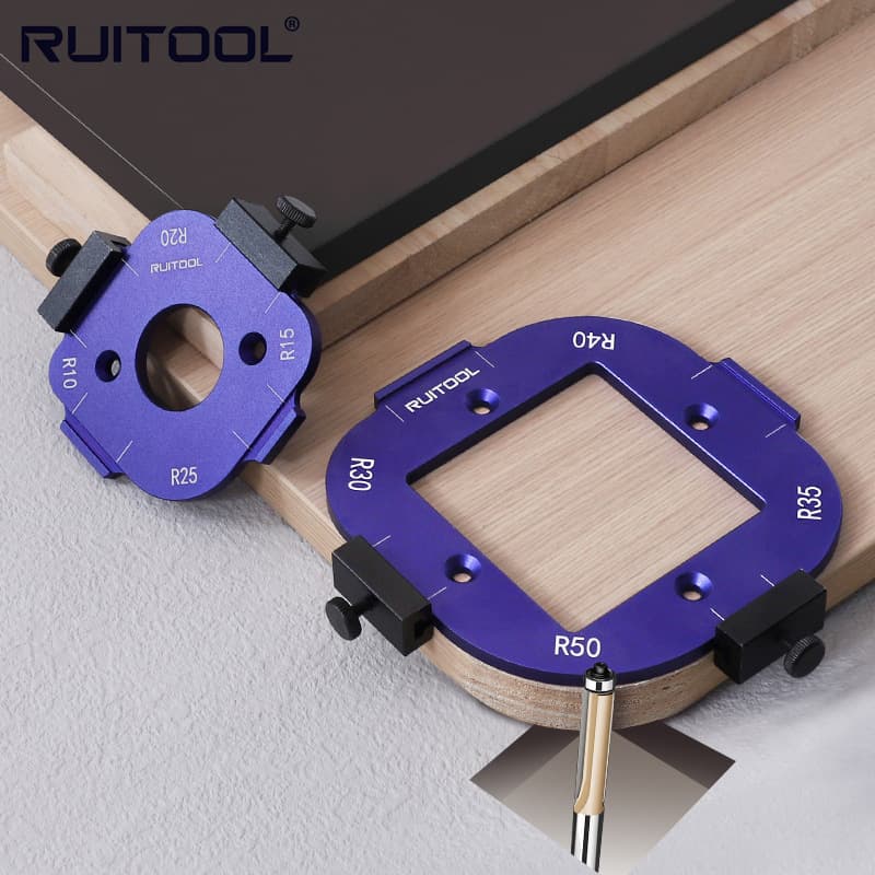 Five-in-One Rounded Corner Arc Module Wardrobe Corner Trimming Milling Round Mold Socket Switch Wood Board Opening