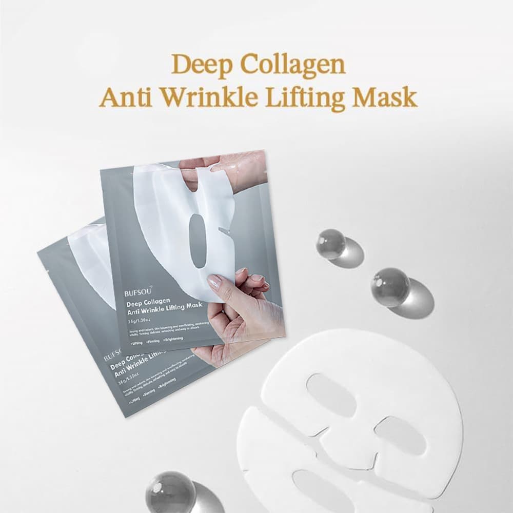Cross-border Exclusive Moisturizing Face Mask Hydrating Nourishing Collagen Mask Soft Gentle Skin-friendly Hydrating Collagen Face Mask