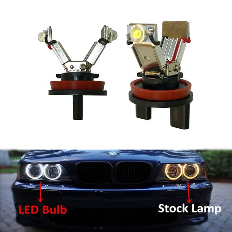 E92-6W-X Angel Eye Light Split Type 2-Light CANBUS Decoding Regulated Driver Stepless Dimming for BMW E92