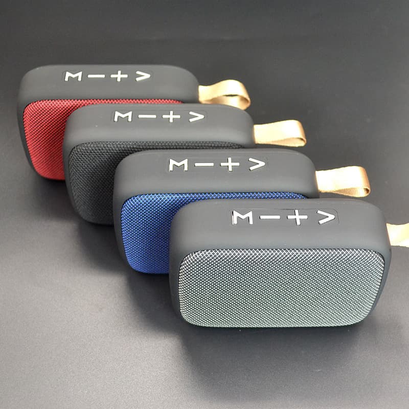 Wireless Bluetooth Speaker Fabric Square U Disk Card Outdoor Cycling Portable Bluetooth Small Audio Gift