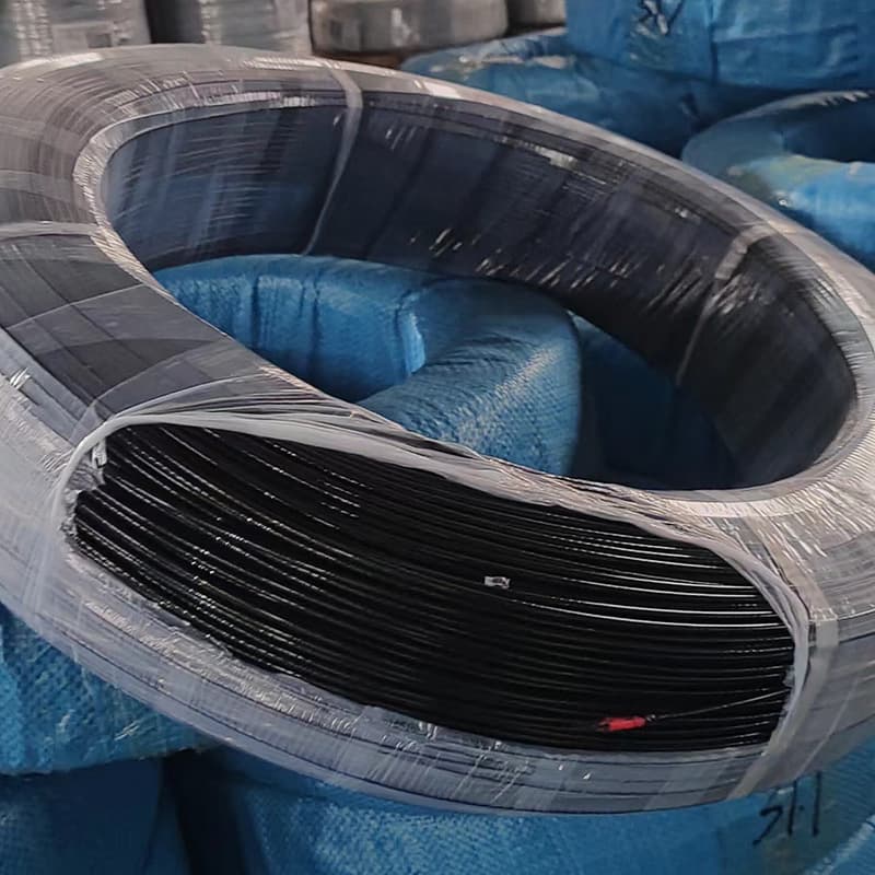 Wholesale 3.0mm PVC coated steel wire rope, galvanized, plastic-coated, with leather, transparent PVC clothesline, outdoor clothesline.
