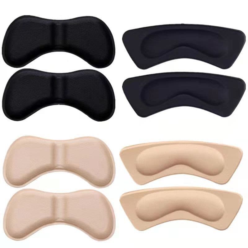 High Heel Back Cushion Pads, Sponge Anti-Blister Strips, Thickened Half Insoles, Leather Shoe Heel Pads