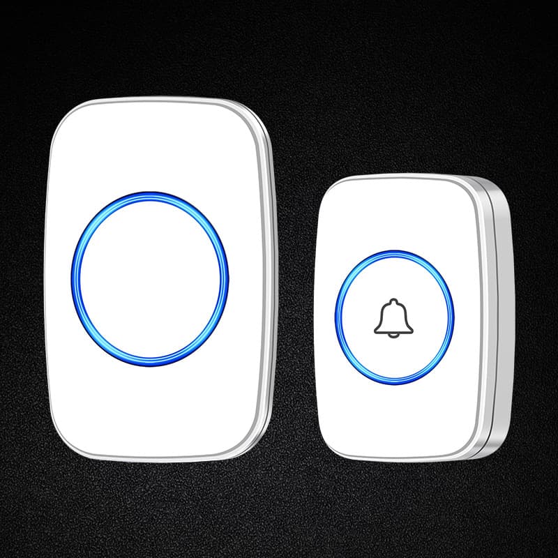 Wireless Doorbell Caller Ultra-Long Distance One-To-One Smart Electronic Doorbell Reminder for the Elderly with Music