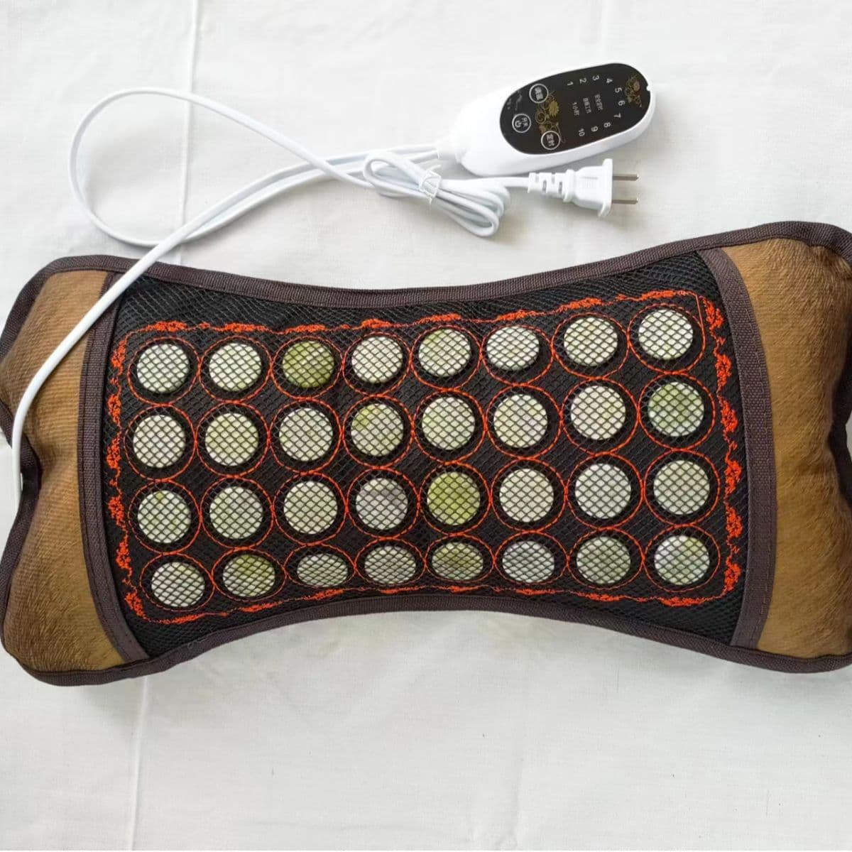 Jade Pillow, Wholesale from Manufacturer, Heating Cervical Pillow, Electric Heating Jade Pillow, Health Massage Jade Pillow