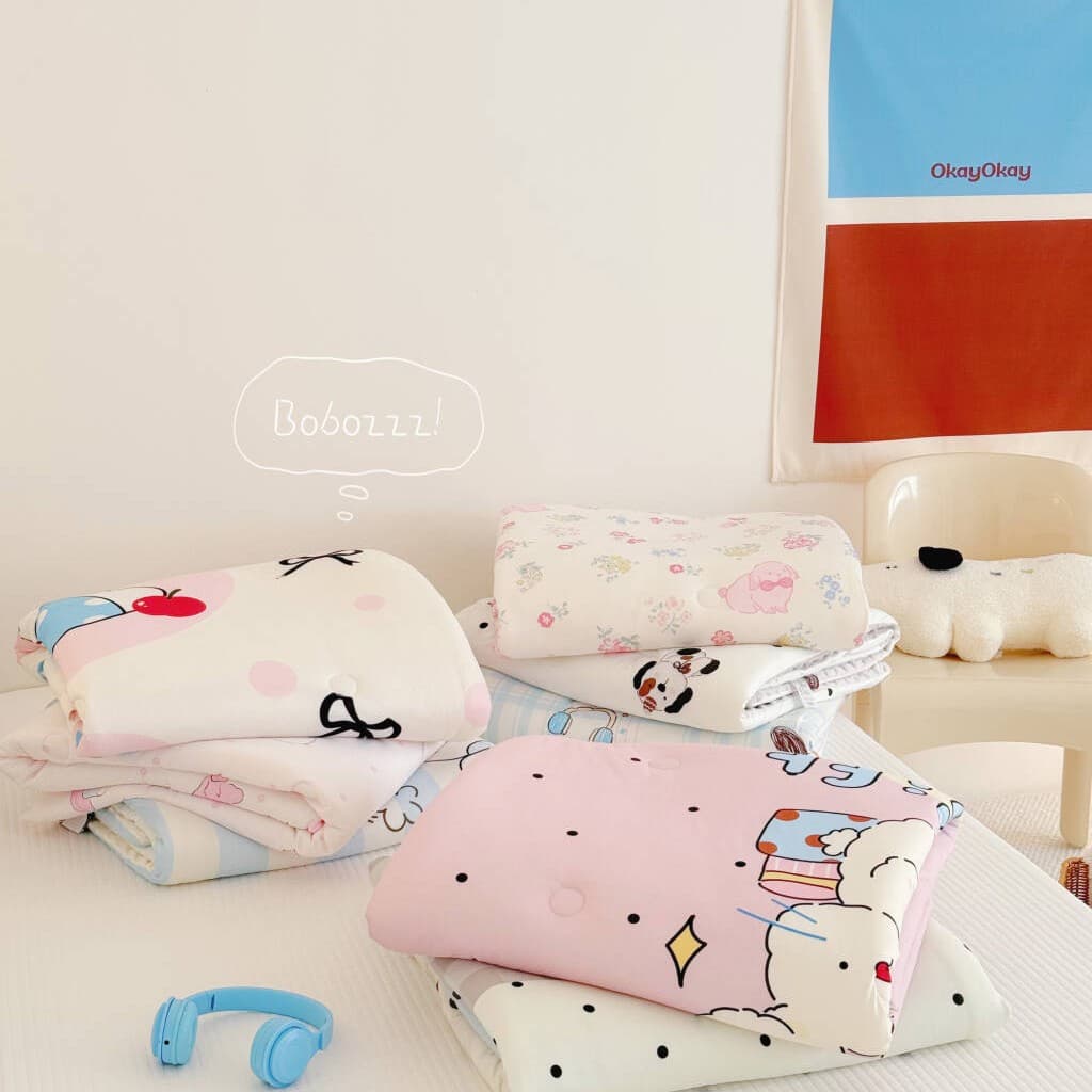 Baomian Children's Milk Velvet Cartoon Soybean Fiber Quilt, Class A, Mother and Baby Grade, Winter and Spring Kindergarten Baby Skin-Friendly Blanket