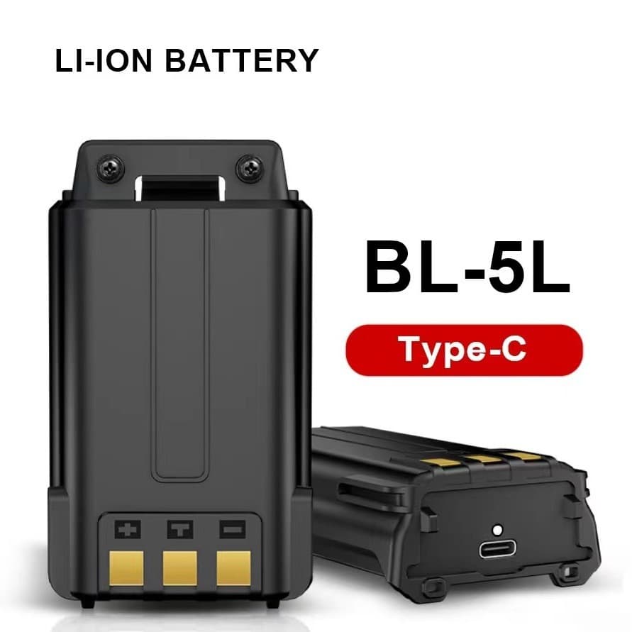 Baofeng BL-5L 3800mAh USB Type-C Battery for UV-5R UV-5RX3 UV-5RA UV-5RD