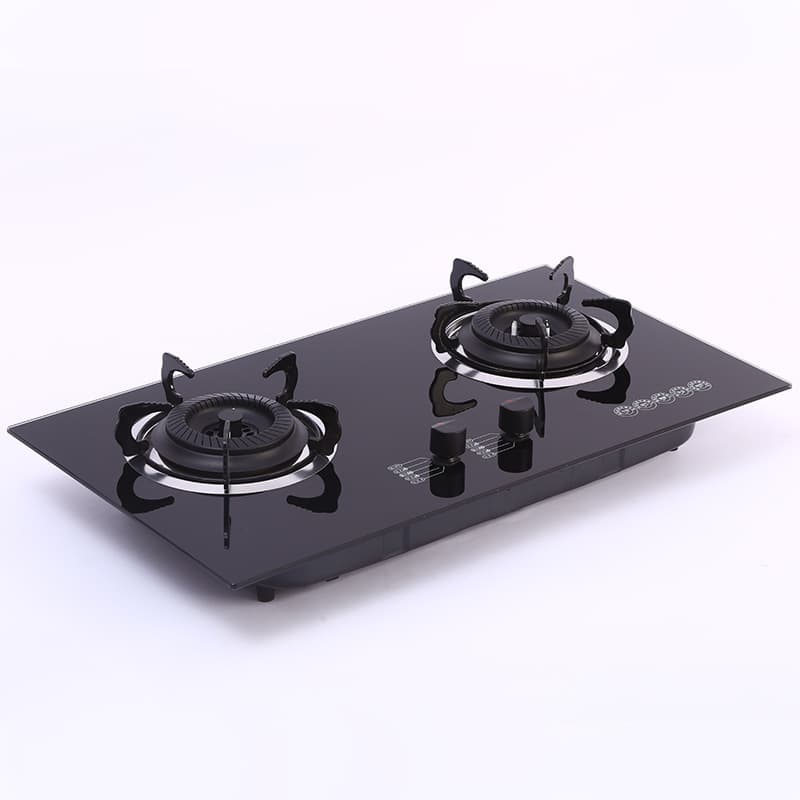 Household Glass Gas Stove Dual Burner Built-in Tabletop Natural Gas LPG Flameout Protection Special Price Dual Burner