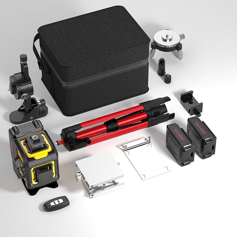 Yagu Infrared Leveling Tool Kit with Tripod, Outdoor High-Precision Self-Leveling, Coarse and Fine Adjustment