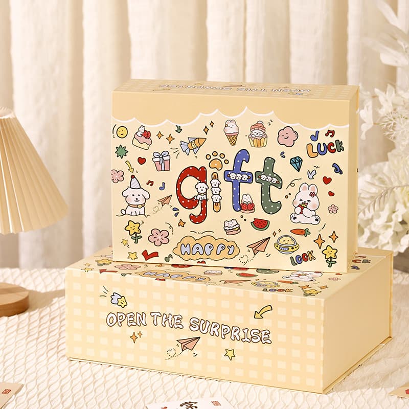 Teacher's Day Gift Box Souvenir Gift Box Empty Box Packaging Box In Stock Opening Gift Box Valentine's Day Gift Box Beauty Industry Souvenir