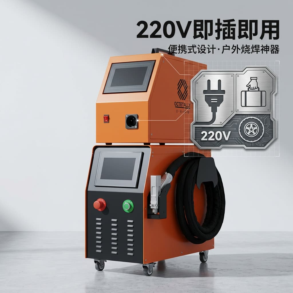 Factory direct supply 220V electric outdoor welding non-deformation easy to operate and quick to use portable handheld laser welding machine
