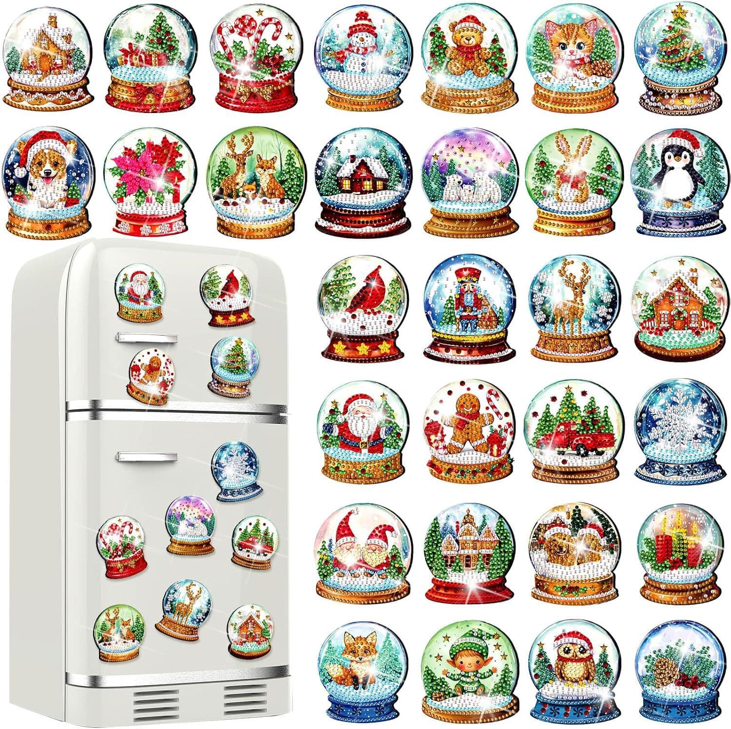 Flexible Christmas Light String Magnetic Stickers Bulk Car Body Holiday Decoration for Window Party Cross-border Customizable