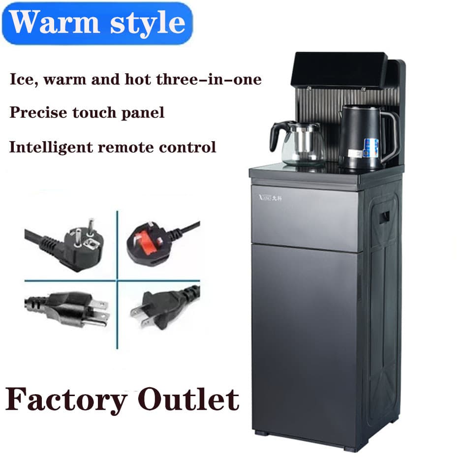 Cross-border Cold/Hot Dual Use Water Dispenser Household Office Fully Automatic Smart Tea Bar Machine Automatic Bottom-mounted Bucket