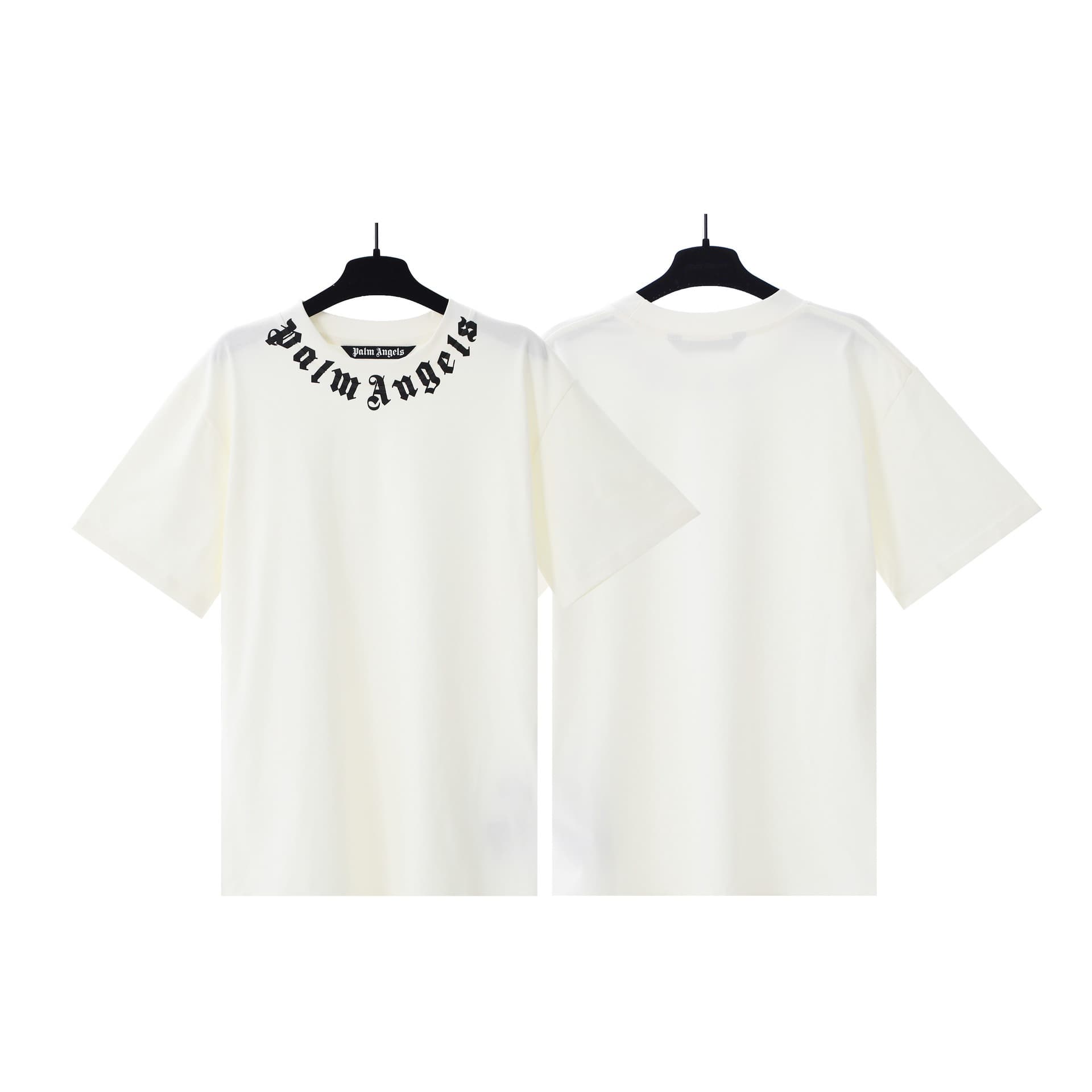 Correct Version Streetwear Broken Head Bear Short Sleeve Palm Tree High Street Ins Teddy Bear Shark Couple T-Shirt Cotton
